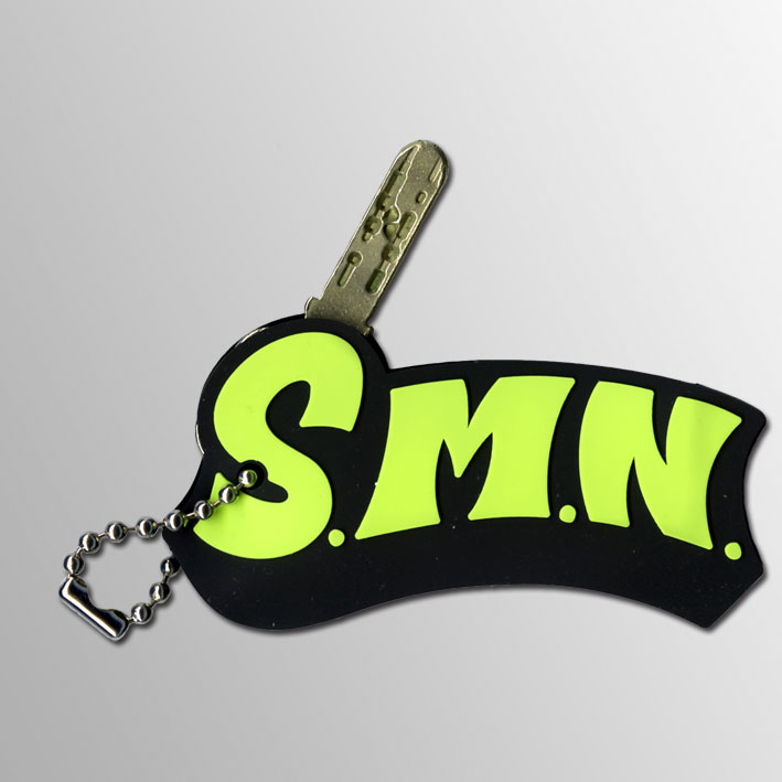 S.M.N. / Logo Lime Green キーケース