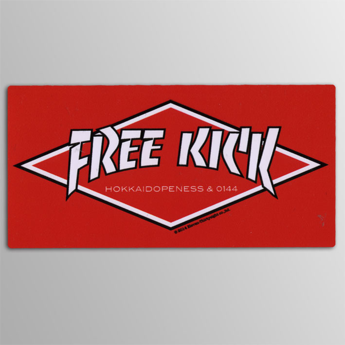 Free Kick / Square ステッカー