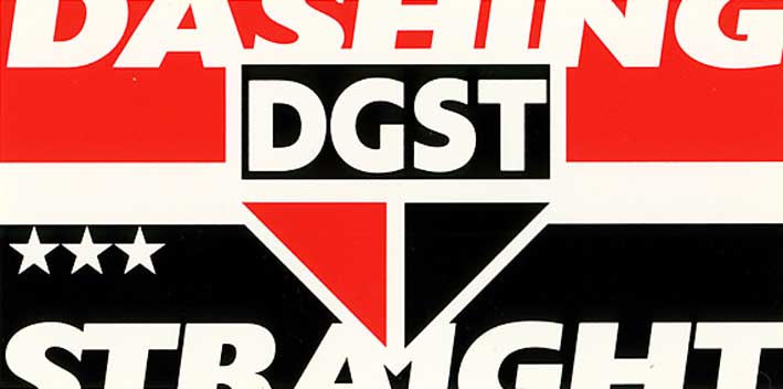 Dashing Straight / DGST ステッカー